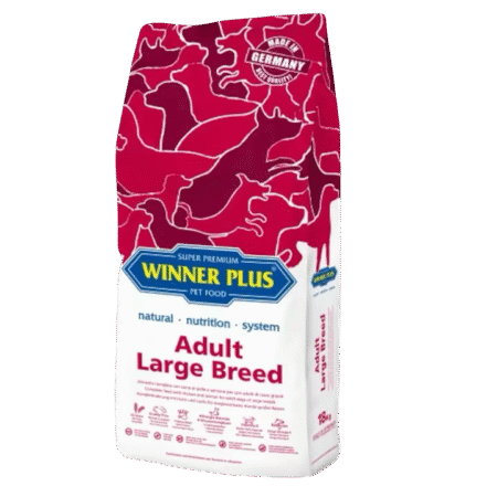 Sac de hrana uscata pentru caini adulti mari Winner Plus Adult Large Breed