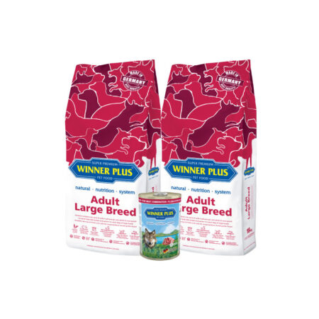 Winner Plus Adult Large Breed 2 x 18kg Transport Gratuit + Cadou