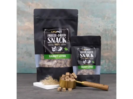 LYOPET Freeze-Dried Snack – Ficat de Iepure 30g