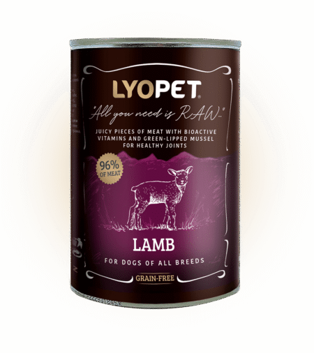 LYOPET Dog cu Carne de Miel 400g